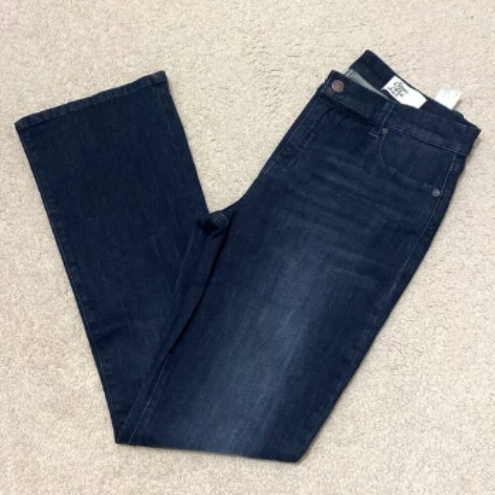 COSMIC BLUE LOVE Women's Dark Blue Bootcut Denim Jean Pants Size 31